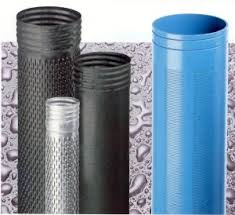 Tubes crépines pour rabattement de nappes et forage d'eau